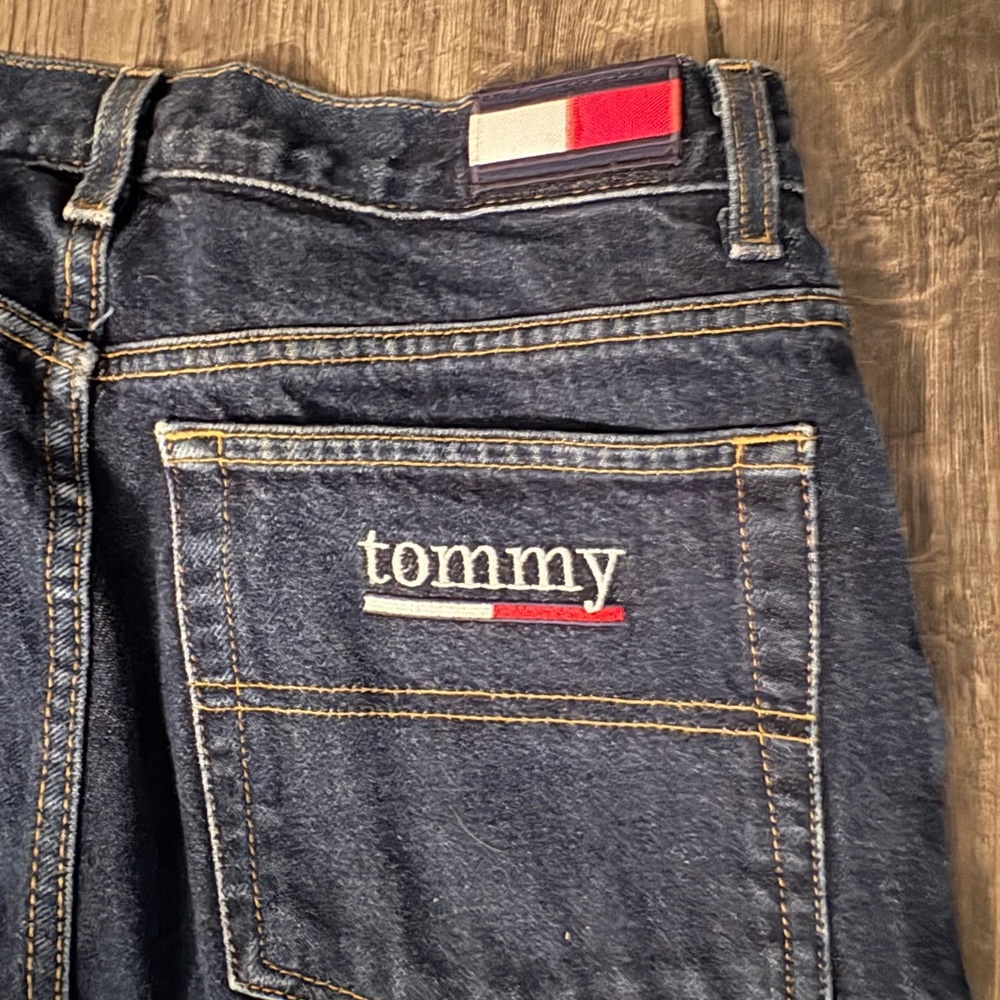 Vintage Tommy Hilfiger Navy Straight Leg Jeans size 11‎